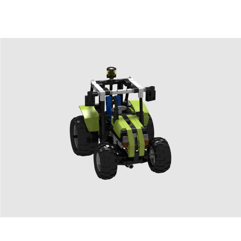 Urban Farming Usa - MOC-46194 Urban Farm Agricultural Tractor Building