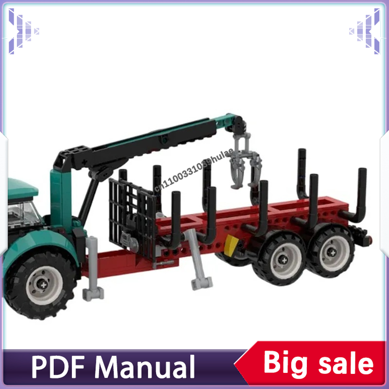 Urban Farming Usa - Urban City Tractor MOC Building Set,