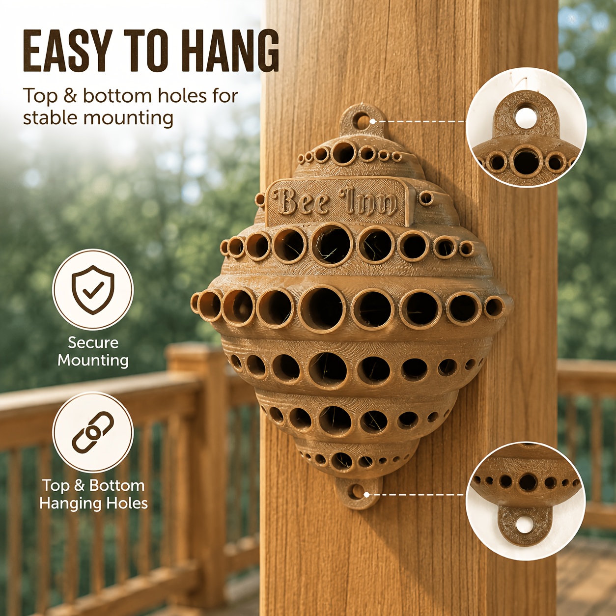 3D Printed Wall-Mounted Bee &  - Urban Farming Usa ulasan dan harga